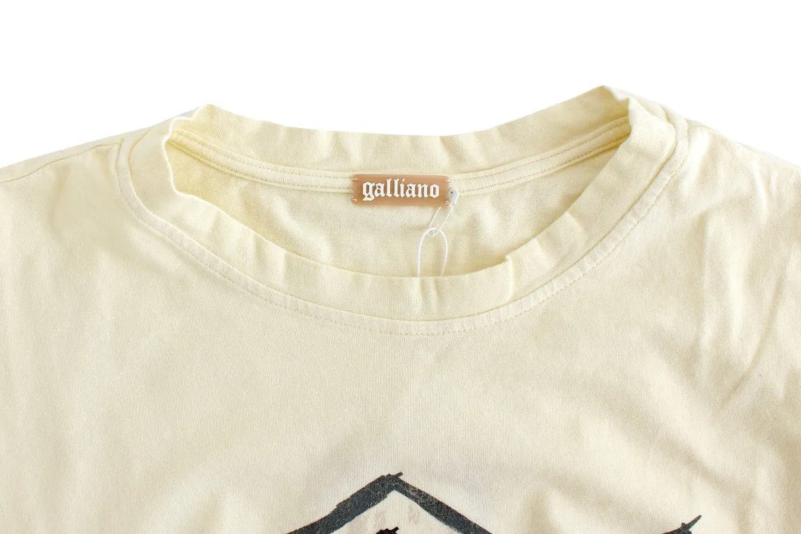 Yellow crewneck long sleeve t-shirt