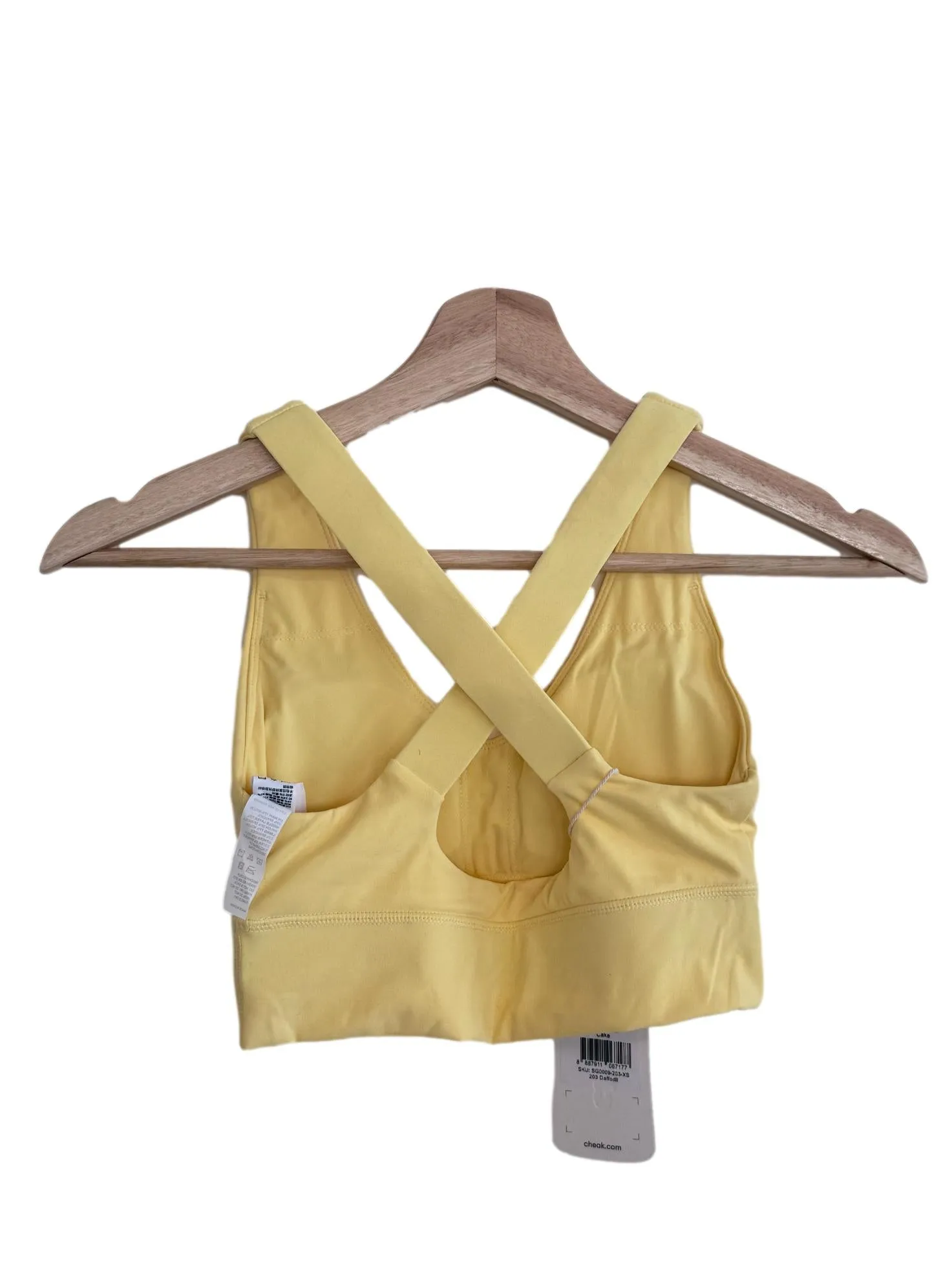 Yellow Sports Bra