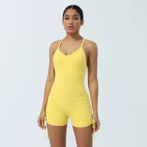 Yoga Jumpsuit Padded Set