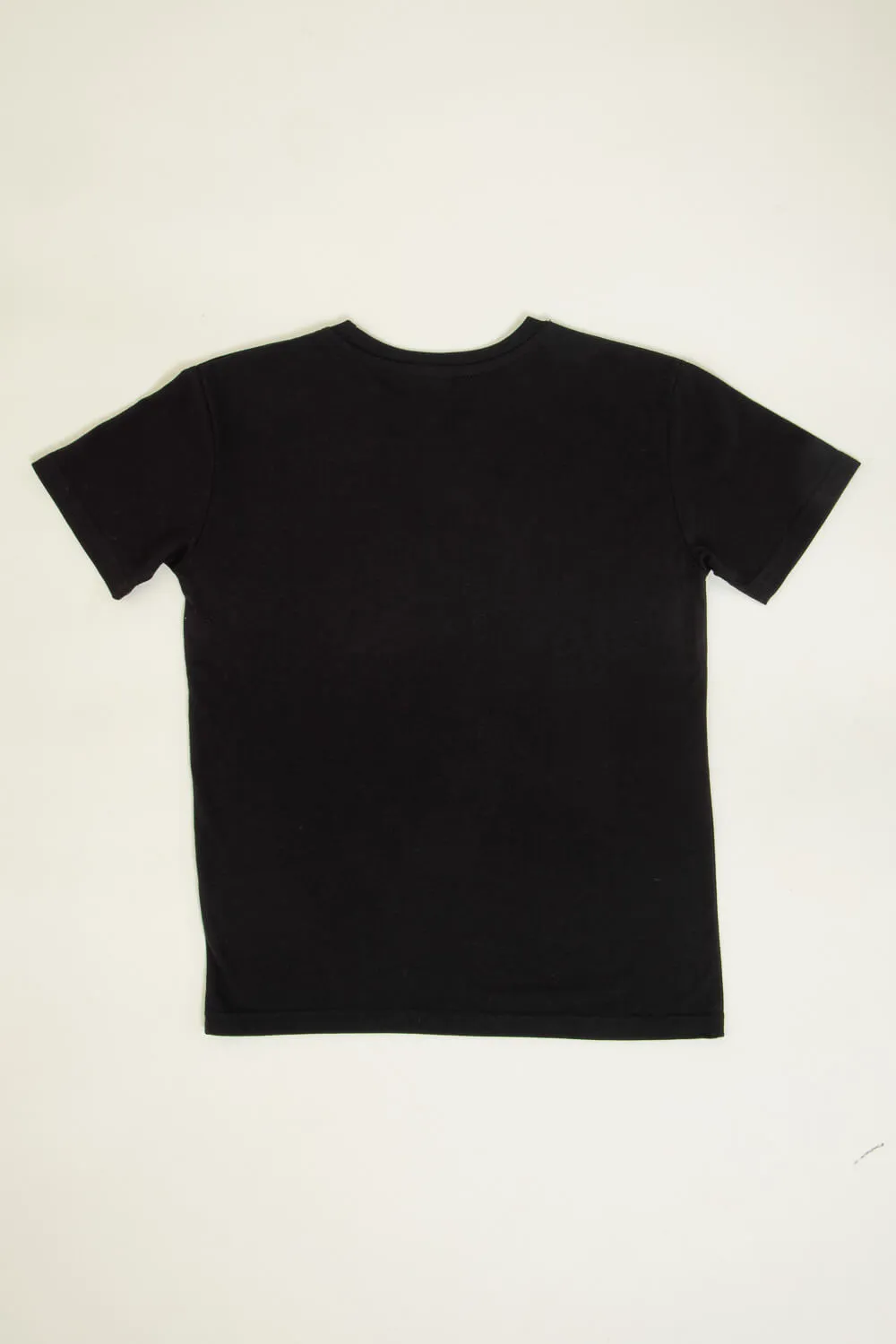 Youth Basic Crewneck T-Shirt for Boys in Black | 9003-BLACK