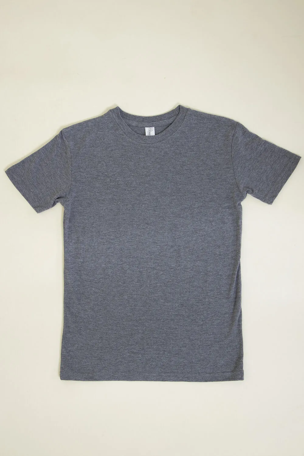 Youth Basic Crewneck T-Shirt for Boys in Grey | 9003-GREY
