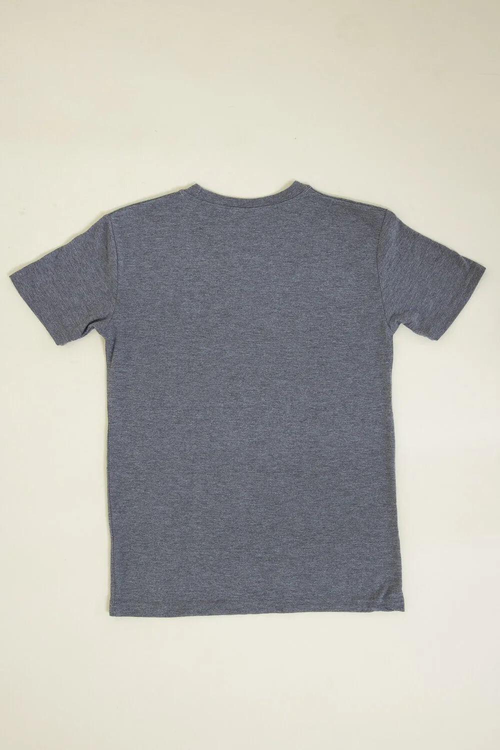Youth Basic Crewneck T-Shirt for Boys in Grey | 9003-GREY