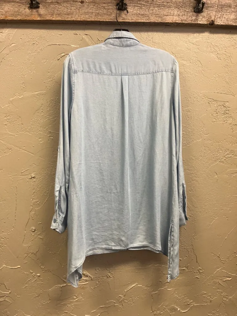 ZAC & RACHEL EXTRA LONG BUTTON UP